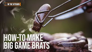 Homemade Big Game Brats || How to Cook Wild Game