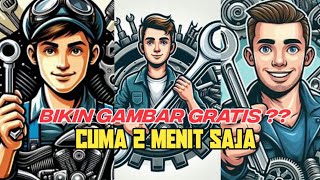 Cara Membuat Gambar,Logo,Desain Stiker Dan Lain Lain,Hanya 2 Menit Saja Cuman Di Ketik Langsung Jadi