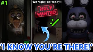 FREDDY AND THE GANG ARE REALLY SCARY! - FNAF Help Wanted #1