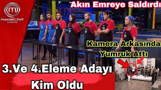 Masterchefde 3. Ve 4. Eleme Adayı Kim Oldu Kamera Arkadında Büyük Kavga Akını Zor Tuttular