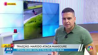 Traição: marido ataca manicure: vítima recebe chute e fica no meio da rua