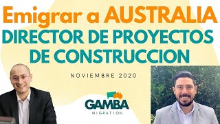 Emigrar a Australia como Director de Proyectos de Construccion (Con Jorge Tobar)