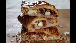 Strudel di pasta sfoglia al farro