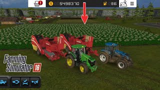 Fs16 New Holland ve John Deere ile patates hasadı / Farming simulator 16