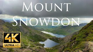 Mount Snowdon Wales Llanberis Path 4K Drone Video - Tomb Raider Filming Location