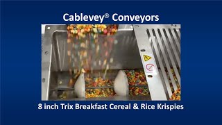 Cablevey® Conveyors - 8 inch Trix Breakfast Cereal & Rice Krispies