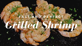 Grilled Shrimp | How to Make the Best Skewered Butter Garlic Lemon Blackened Shrimp