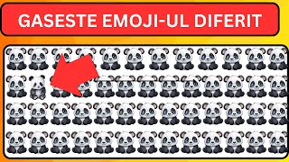 Găsește Emoji-ul Diferit.Test de atenție vizuala