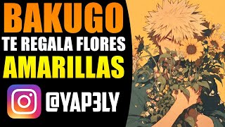 Bakugo te regala FLORES AMARILLAS 💛✨ | ASMR Bakugo | Bakugo ASMR Roleplay