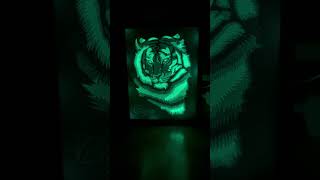 The Tiger un cadre 3D lumineux 🐯💡 https://lextrudeur.fr/article/cadre-3d-lumineux-tigre