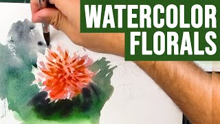 How to Paint Watercolor Florals (Don't Trust the Process)