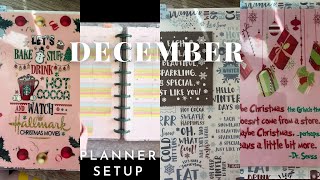 December 2024 Planner Setup!