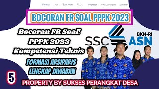 🔴BOCORAN 99% KELUAR!! 🔴 TERBARU SOAL FR PPPK 2023 TEKNIK MANAJERIAL ARSIPARIS (part. 5)