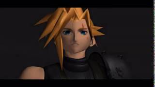 The ending movie, after Cloud's last battle where Sephiroth is killed FMV [Disc 3] Final Fantasy VII