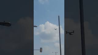 Presidential Marine One & A #BoeingOsprey FlyBy  #Philadelphia