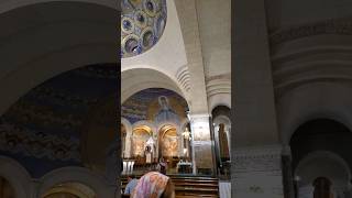 Church ⛪️ in Lourdes France 🇫🇷💖🧡💙💛💜💚❤️👍🤲🙏 Procession, place of miracle 🙌 #lourdes #subscribe #shorts