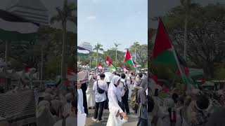 Aksi Akbar Bela Palestina di Jakarta 🇯🇴 #freepalestine #istandwithpalestine #palestinewillbefree