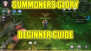 BEGINNERS GUIDE - Summoners Glory: Eternal Fire