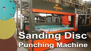 How to produce sanding disc－Sanding Disc Punching Machine