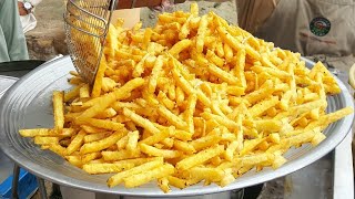 Asad Ullah Chips Peshawar | Crispy French Fries | Asad Ullah Finger Chips | Pakistani Street Food