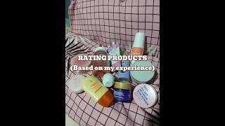 Rating products based on my experience #makeup #skincare #shortclip bgm: sweet by aurel surya lie