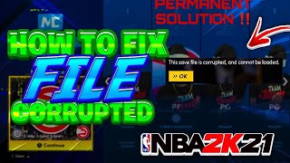 HOW TO FIX & CONNECT TO NBA 2K21 SAVE FILE CORRUPTED AND ALL ERROR CODE MESSAGES FOREVER!ONLY METHOD