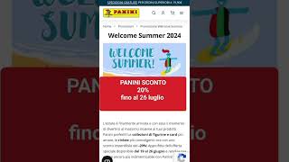 ♥️info  #panini sconti del 20% su molte collezione approfittane #euro2024 #europei #topps