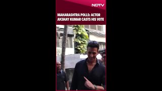 Maharashtra Polls: Actor Akshay Kumar Casts His Vote