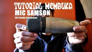 CARA MEMBUKA MIC SAMSON C01 STUDIO CONDENSOR