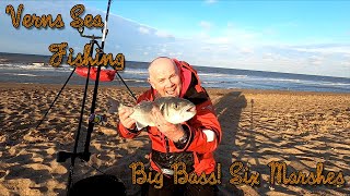 VERNS SEA FISHING | SIX MARSHES LINCOLNSHIRE COAST UK SALT WATER FISHING WITH KEITH