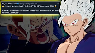 BREAKING NEWS: ❗️❗️ MODS MIGHT RESULT IN A BAN?? Dragon Ball Sparking Zero