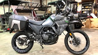 NEW! 2022 Kawasaki KLR 650 Adventure - Unboxing & Complete Build - Dual Sport Adventure Motorcycle