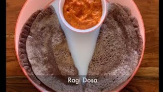 ರಾಗಿ ದೋಸೆ /  ragi Dosa / Millet Dosa