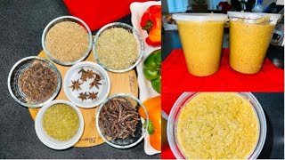 HOW TO MAKE THE MOST AROMATIC & TASTIEST SPICE EVER | FRESH VEGETABLES + LOCAL SPICES 🫑🧅🧄🌶🇬🇭