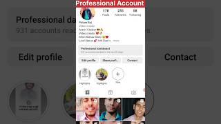 Instagram Professional Account Kasie banaye  | Instagram Account Professional kasie Kare #shorts