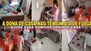 VLOG:A DONA DE CASA NAO TEM UM DIA DE FOLG😰😱AJUDE ESSA DONA DE CASA