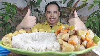 mukbang sayur oblok oblok lek damis buatan ibu kapolda plus goreng jengkol muda