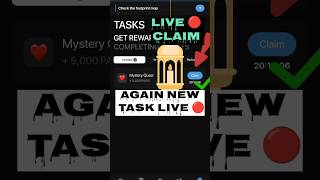 Paws Live 🔴Claim New Task Not Working Solved | #short Paws Task Mystery Quest |How To Complete Paws