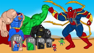 Team HULK, VENOM, SUPER MAN vs IRON SPIDERMAN : Returning from the Dead SECRET - SUPER HEROES MOVIE