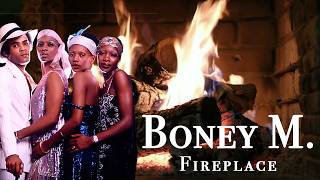 Boney M. feat. Liz Mitchell - Carol Of The Bells For One And All (Yule Log Fireplace)