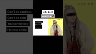 Billie Eilish vs Billie Eilish | Autotune vs No Autotune | #BilleEilish