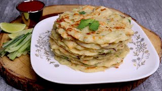 সবজির প্যানকেক ।। বাচ্চারা ও মজা করে খাবে ।। Vegetables Pancake ।। Veg Snacks