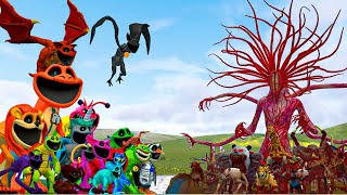 NEW ZOOCHOSIS BOSS FAMILY VS ALL SMILING CRITTERS Family In Garry's Mod