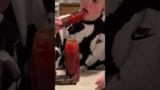 I Ate A Ketchup Chocolate Bar (Dare) #dare #chocolate #ketchup #gross