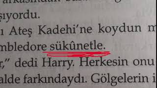 ...diye sordu Dumbledore sükûnetle.