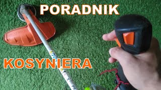 Poradnik kosyniera, praca kosą - STIHL FS361, FS250