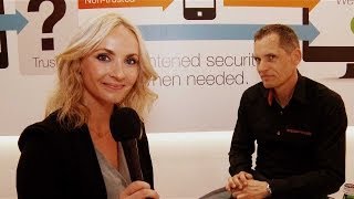 Day 1 Infosecurity Europe 2014 with SMS Passcode and Holly Knebel Trade Show Video Production