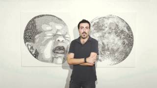 L'artista Stefano Tedeschi alla White Noise gallery