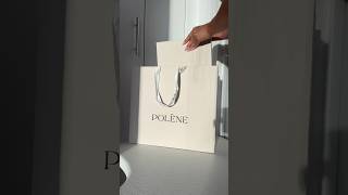 Unboxing my new polene bag🤍 #polene #unboxing #unboxingvideo #unboxwithme #luxuryunboxing