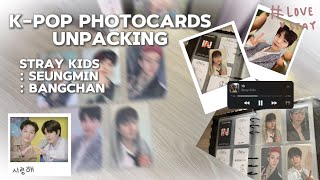 распаковка карт stray kids // мои дримки // k-pop photocards unpacking